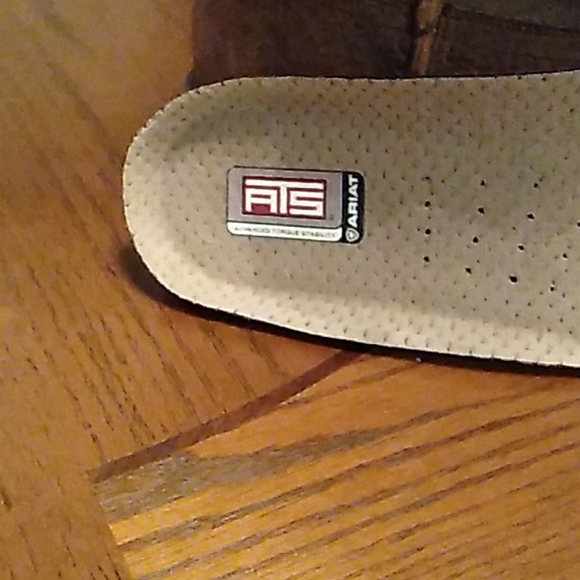 Mens Ariat Western Boots 13EE - Picture 2 of 6